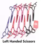 C8211 6 дюймов Профессиональные Парикмахерские ножницы с левшей Парикмахерские ножницы для стрижки черный розовый красный фиолетовый ножницы для волос ножницы для груминга филировочные ножницы