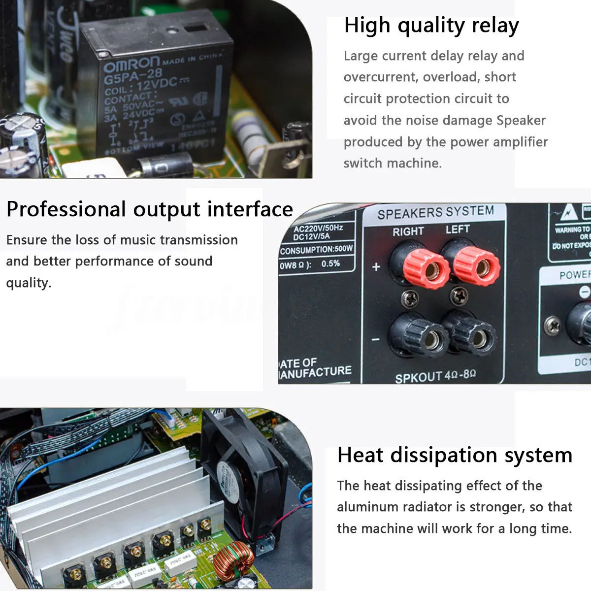 SUNBUCK bluetooth 2 0 каналов 2000 Вт аудио Мощность HiFi усилитель 326BT 12 В/220 В AV Amp динамик с