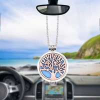 car pendant creative luminous fragrance necklace rearview mirror decoration hanging charm ornaments automobiles interior gifts