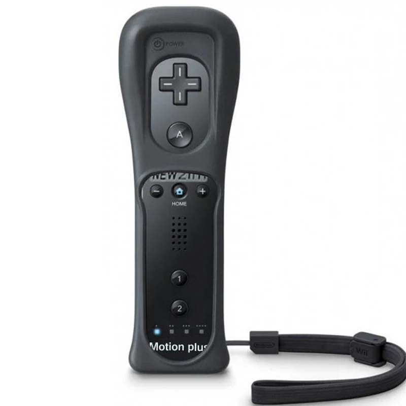 2 in 1 Wireless Remote Gamepad Controller for Nintendo Wii Nunchuk Built Motion Plus with Silicone Case Controle | Электроника