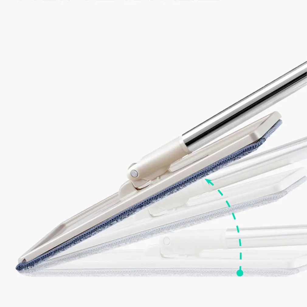 Швабра из микрофибры для ленивых мужчин плоская без рук скребок сетка с красным