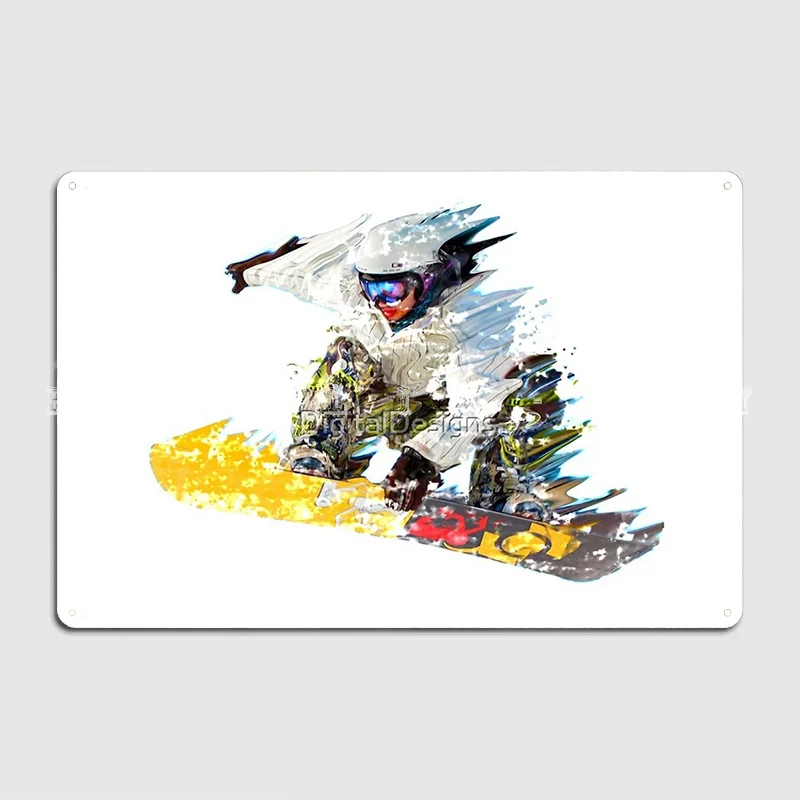 Er Splash Art Poster Metal Plaque Cinema Garage Cinema Personalized Plates Tin Sign Poster