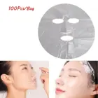 Одноразовая пластиковая бумага для ухода за кожей, сохраняющая свежесть пленка, наклейки для лица, маска, косметический инструмент, пакет для лица