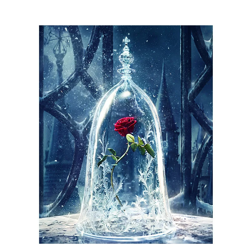 Meivn масляная краска в рамке сделай сам по номерам прозрачное стекло