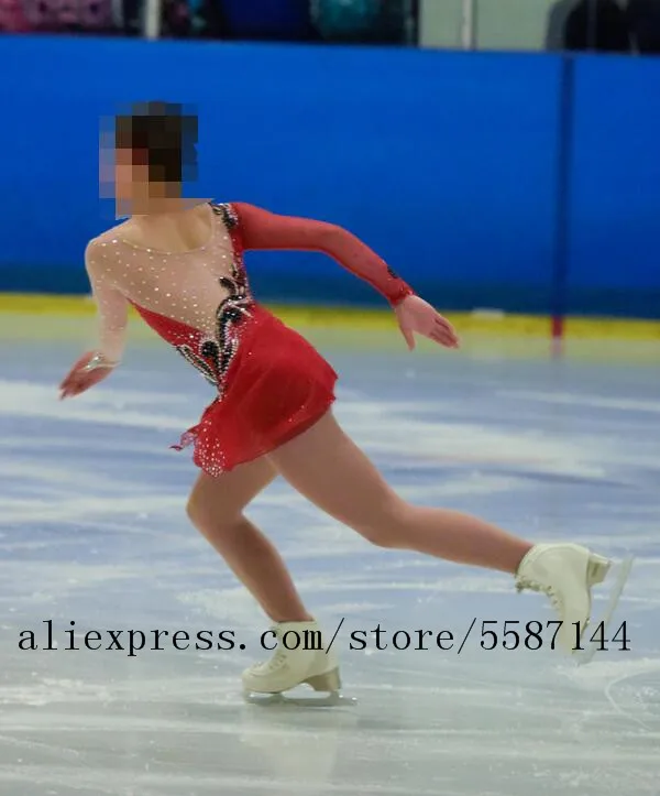 Красные платья для катания на коньках женское платье заказ | Тематическая одежда