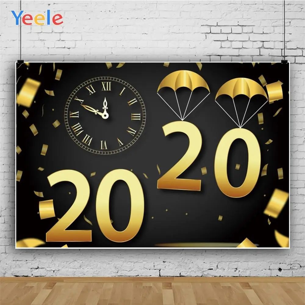 Yeele новогодние часы 2020th портрет День Рождения украшения фотографический фон для