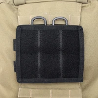 outdoor hunting pouch molle patch board panel tactical sports military radio walkie talkie holder bag magazine pouch hookloop