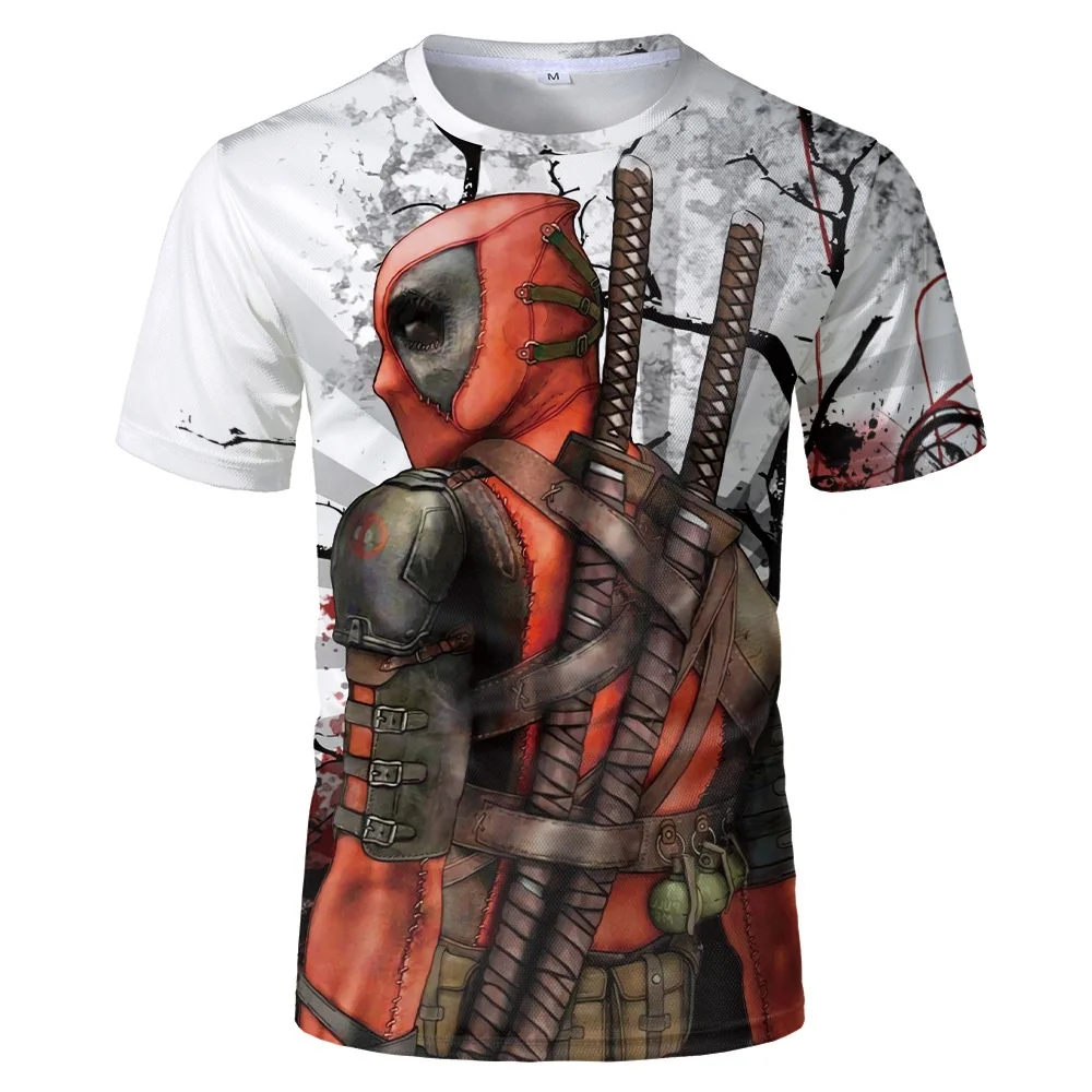 Летняя Новинка футболка с короткими рукавами и мультипликационным принтом