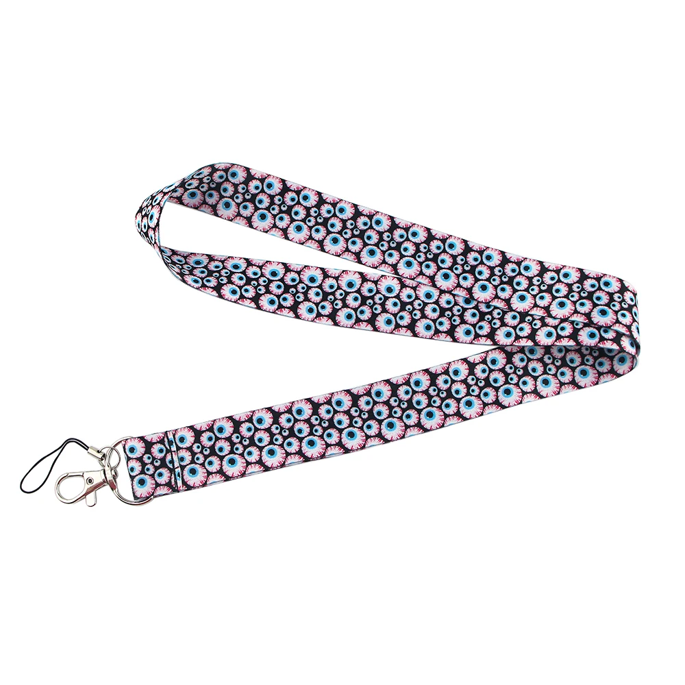 

YL67 Human Organs Eye Key lanyard Keychain Personalise Office ID Card Pass Gym Mobile Phone Key Ring Badge Holder Accessories