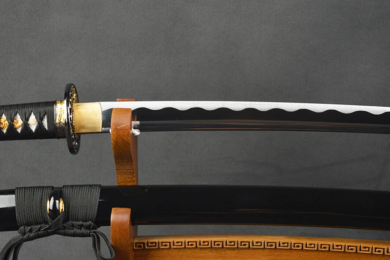 Bushido ручная работа катаны мечи катаны Самурайские японские мечи острая Катана металлические поделки Сплав tsuba синтетическая кожа