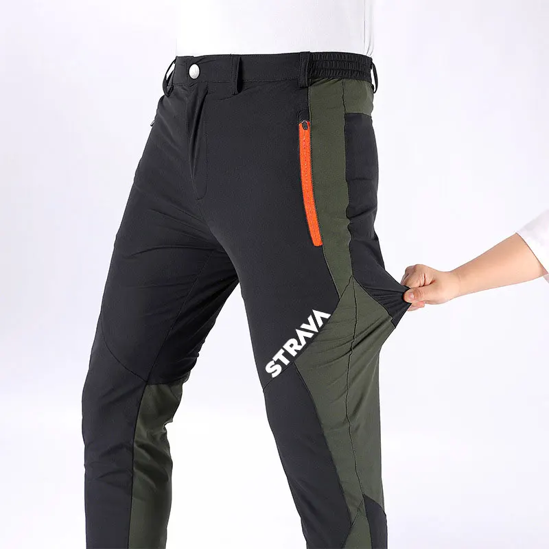 

Cycling Pants Strava Bicycle Clothing Waterproof Elastic Trousers for Men Mtb Bike Pants Breathable Downhill Motorcycle Pants