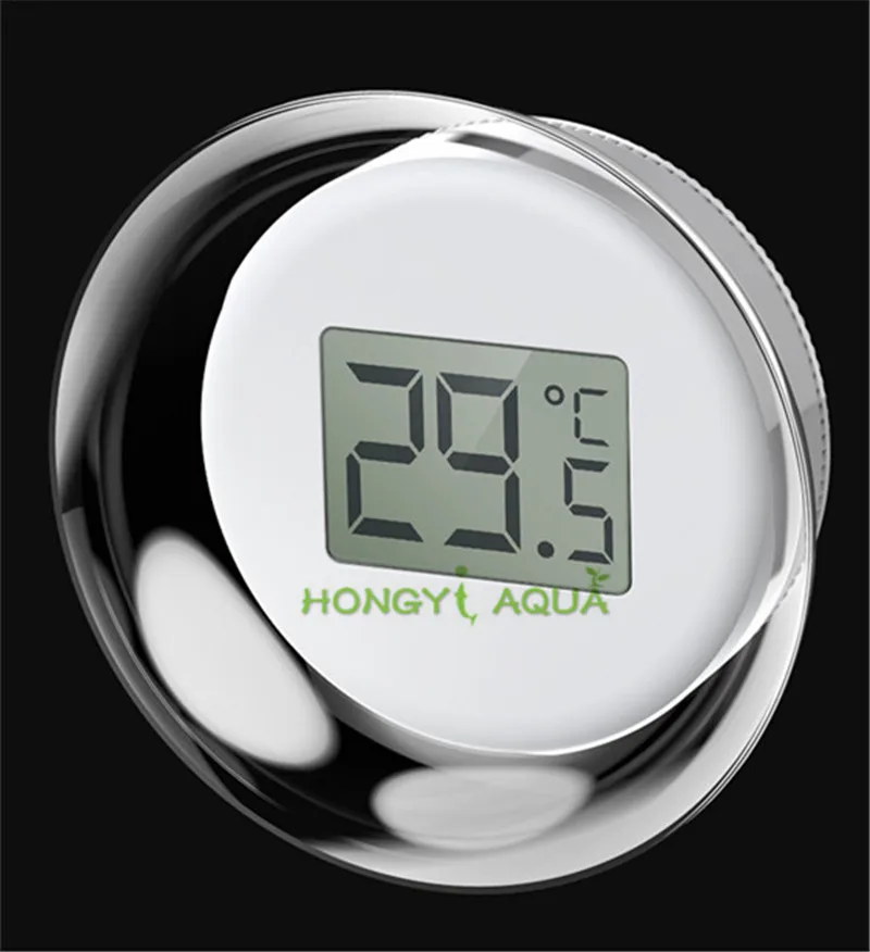 SUNSUN Fish tank Electronic thermometer Suction cup Pet box Diving LCD digital display Aquarium supplies | Дом и сад