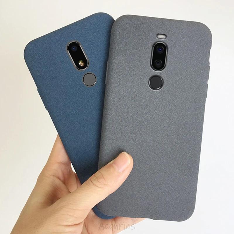 

grit matte case on for meizu pro 7 6 6s plus v8 x8 m8 lite e3 m3e m6 m5 m3 note anti fingerprint soft tpu plain back cover funda