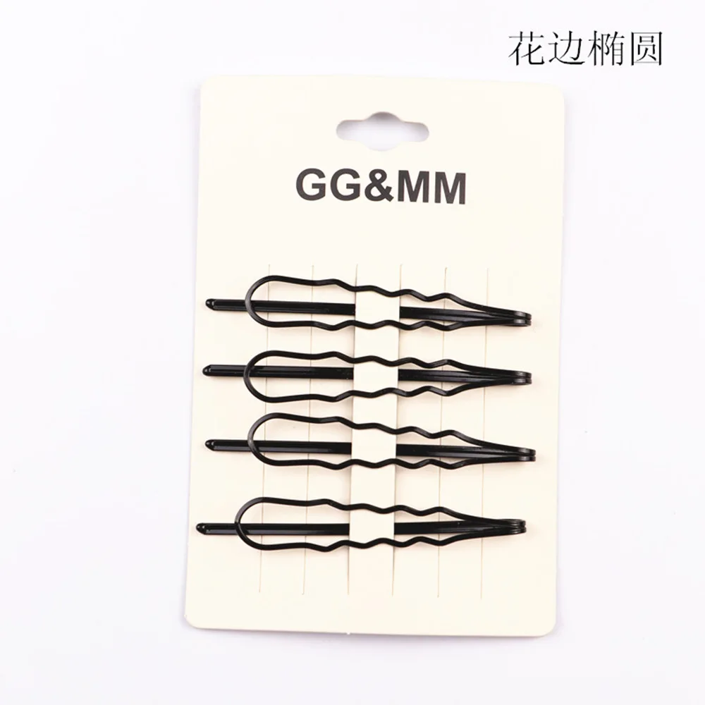 4 шт./компл. аксессуары и клипсы для волос шпильки невидимые Вьющиеся Волнистые