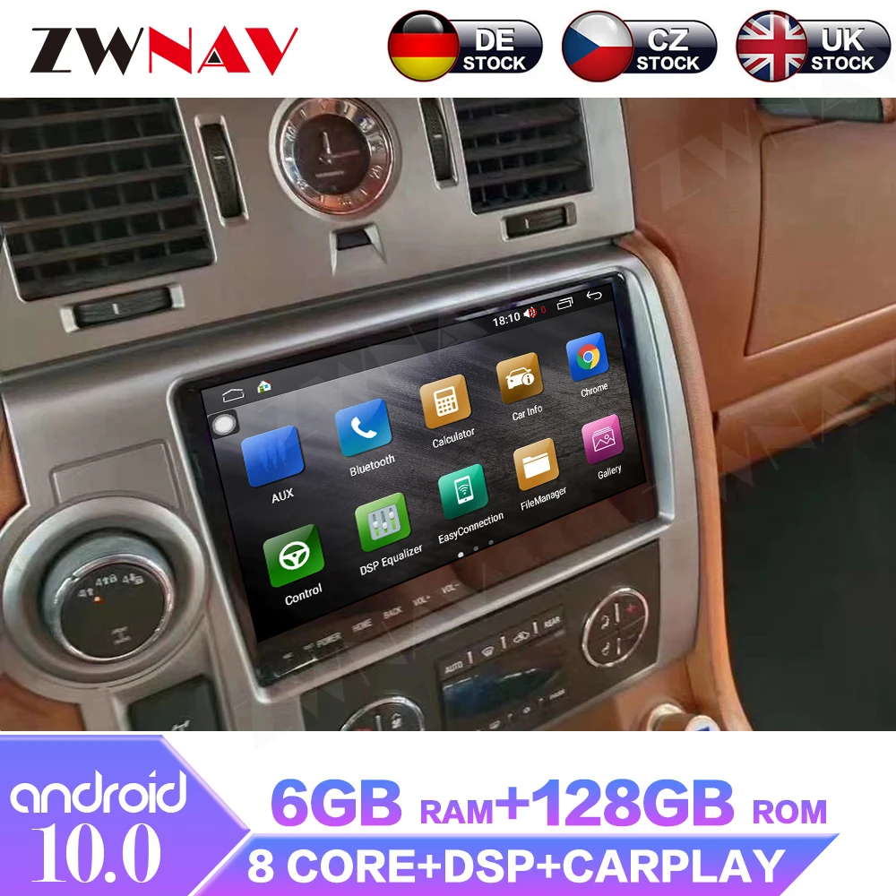 

Android 10 6G128G For Hummer H2 2008 Car Multimedia Player IPS Touch Screen Audio Radio Stereo autoradio GPS Navigator FM Radio