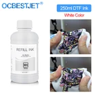 250 мл белые чернила DTF ПЭТ пленка Переводные чернила для прямой передачи пленки принтер для DTF печати ПЭТ пленки печати и переноса