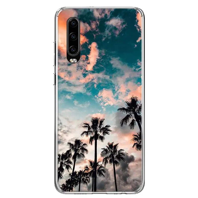 Летний чехол для телефона huawei P30 P20 mate 30 20 10 Pro P10 Lite P Smart Z+ Coque Shell Capa