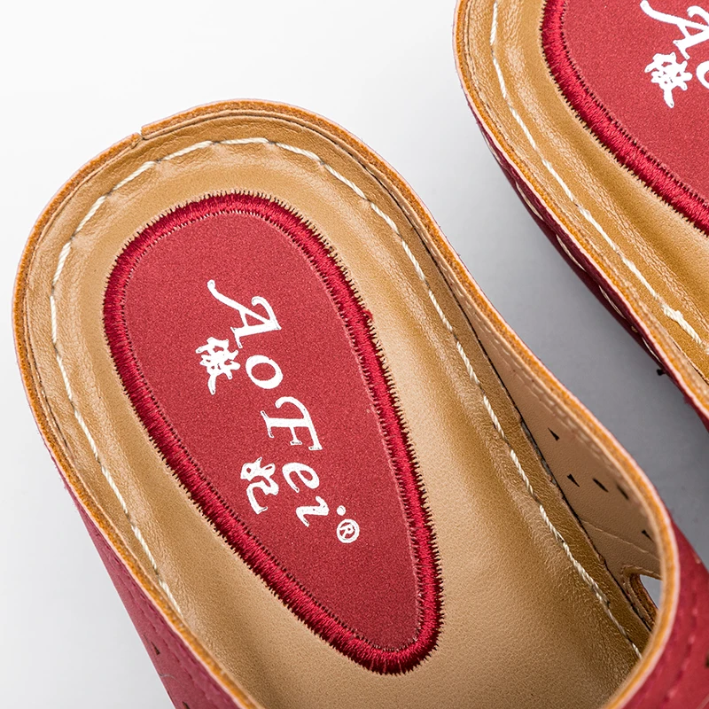 

2021 Women Sandals Summer 2021 Female Shoes Vintage Woman Soft Shoes Fashion Brand Ladies Wedge Heels Women Shoes New Arrive