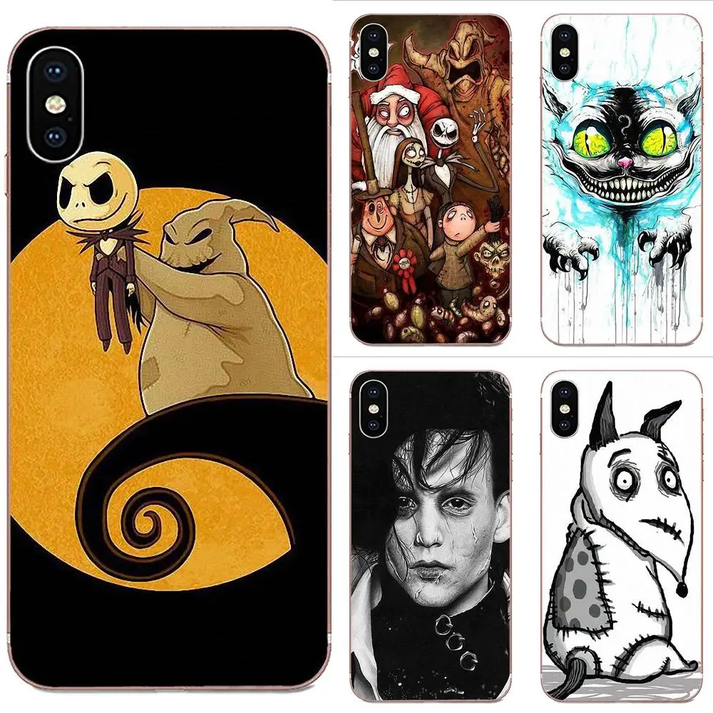 Чехол для телефона Tim Burton samsung Galaxy Note 5 8 9 S3 S4 S5 S6 S7 S8 S9 S10 5G mini Edge Plus Lite из мягкого ТПУ с