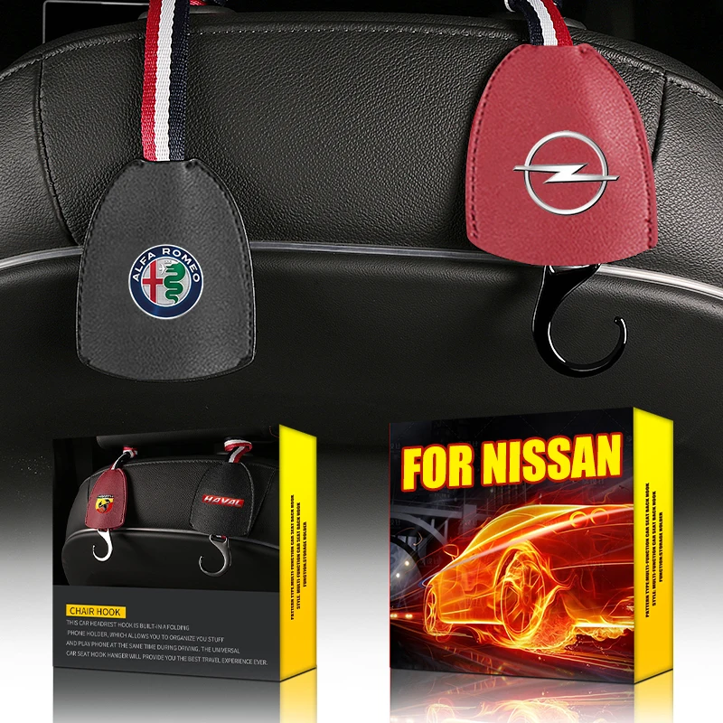 Car Seat Back Hook Backrest Hanger Multifunction Portable For Nissan X Trail Leaf Almera Classic Qashqai E11 Teana Terrano | Автомобили и