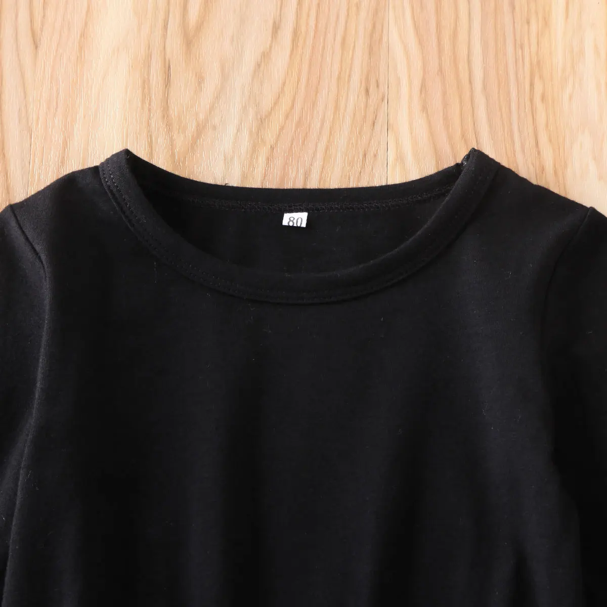 Новый комплект из 2 предметов для маленьких девочек топы с оборками клетчатые