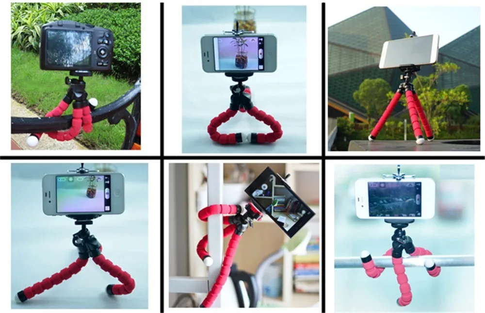 YIXIANG Гибкий Осьминог цифровая камера штатив держатель, универсальный Gopro кронштейн стенд дисплей поддержка для сотового телефона
