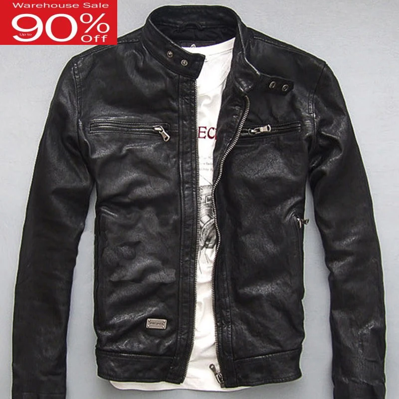 Новая зимняя Натуральная мужская мотоциклетная летная куртка пилот бомбер из