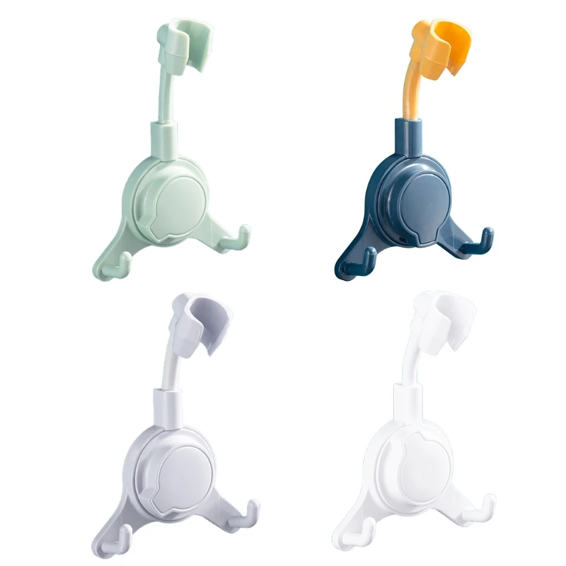 

Регулируемый держатель для душевой лейки 63HA на 360 °, настенный кронштейн для душа в ванную комнату с 2 крючками, водонепроницаемый держатель ...