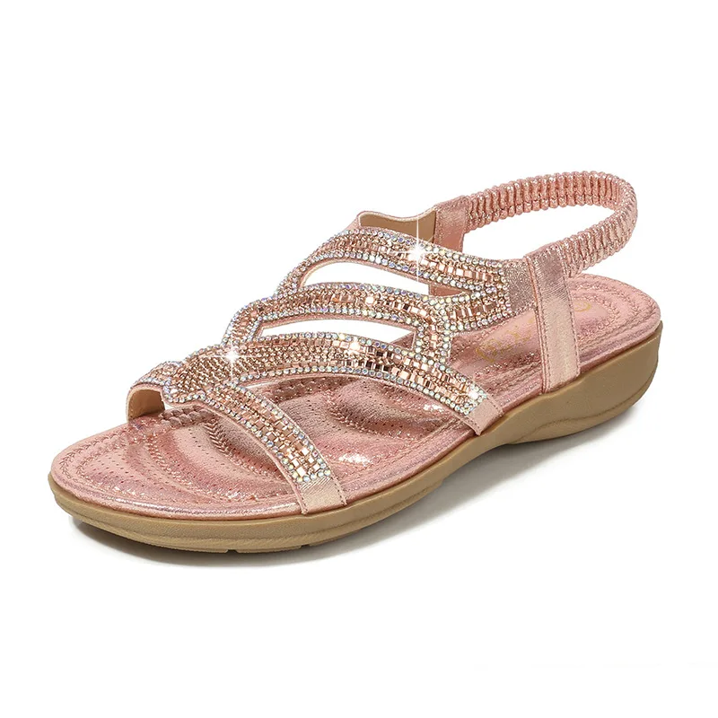 

Fashion Summer Wedge diamond Sandals Casual Women Shoes Ladies Sandalias Big Size
