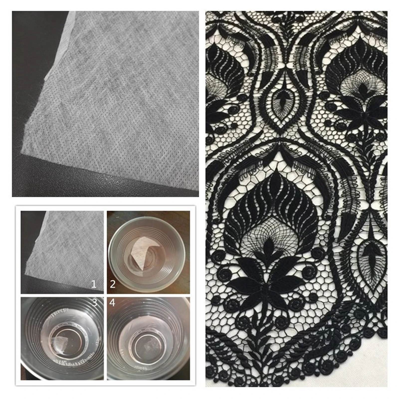 5 шт прозрачный оторвать машина ткань-стабилизатор для вышивки бэк придет пленка