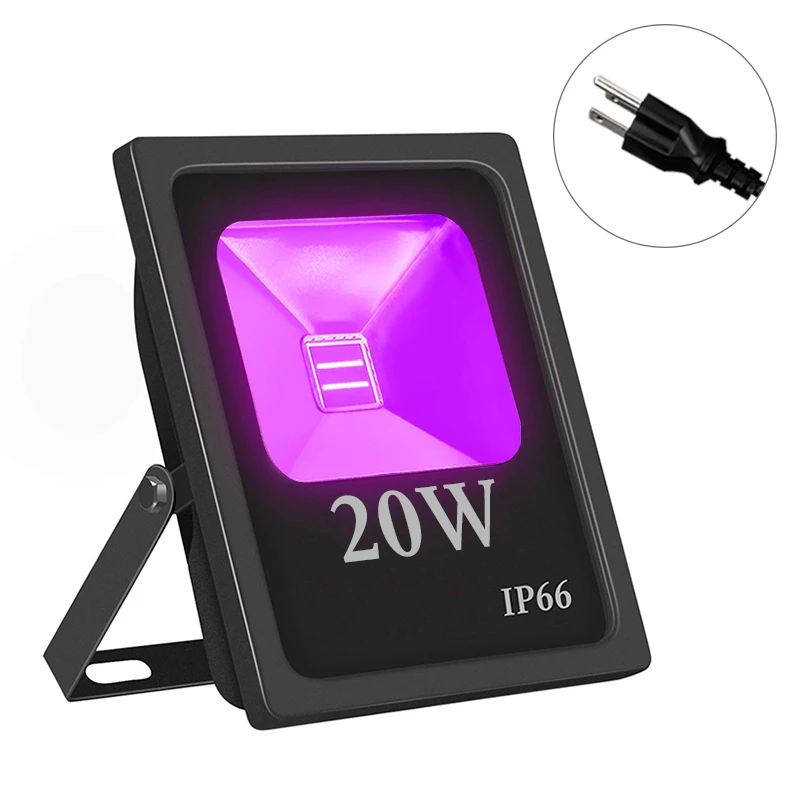[Seven Neon] Профессиональный ультрафиолетовый IP66 395NM 20 Вт фиолетовый светильник