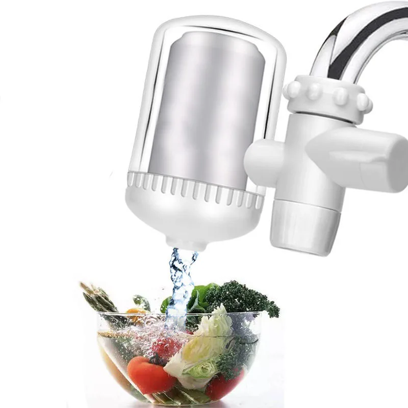 

Tap Water Purifier Clean Kitchen Faucet Washable Ceramic Percolator Water Filter Filtro Rust Bacteria Removal Replacement Filter