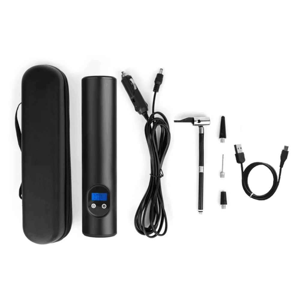 Wireless Zeepin E68 беспроводные надувной насос 12 В зарядка через usb Надувное ЖК-дисплей Дисплей светодиодный светильник Портативный быстро воздушный компрессор для мини-камера для автомобиля мотоцикла - Название цвета: Wireless