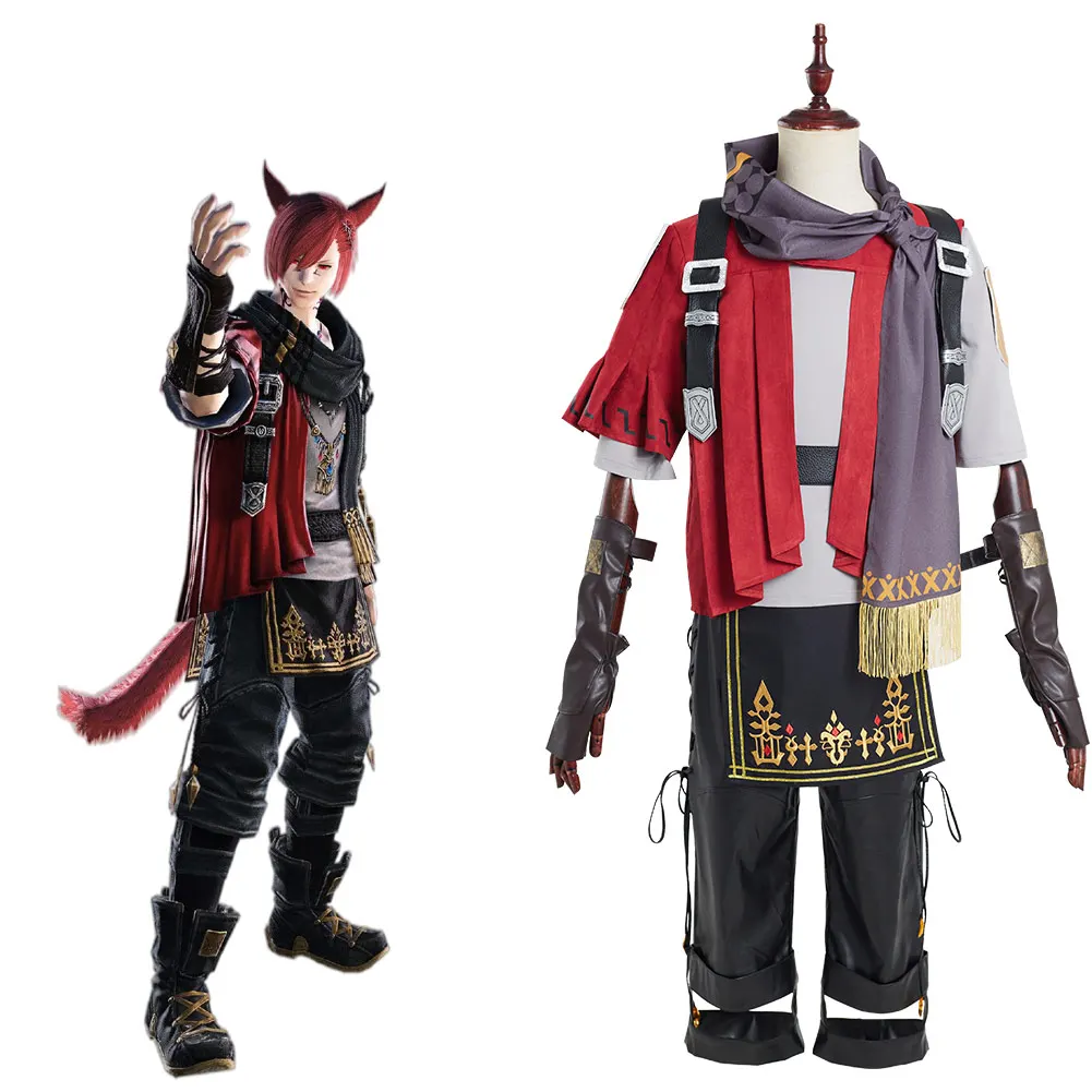 

Final Fantasy XIV FF14- G‘raha Tia Cosplay Costume Outfits Halloween Carnival Suit