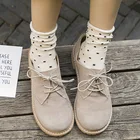 Дизайнерские белые носки в Корейском стиле женские милые забавные милые черные модные роскошные носки в стиле Харадзюку женские носки