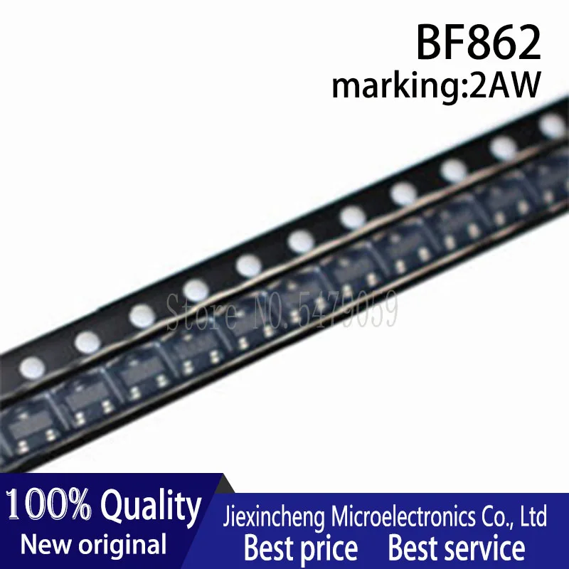 

20PCS BF862 marking:2AW transistor SOT-23 New original