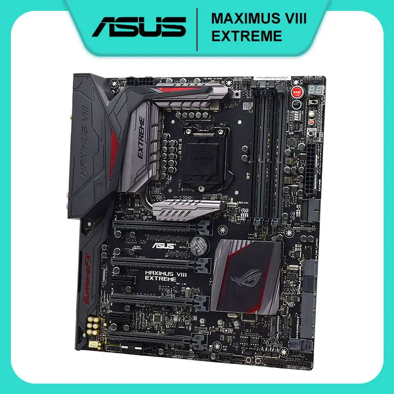 

Материнская плата ASUS ROG MAXIMUS VIII EXTREME M8E для майнинга, материнская плата DDR4 LGA 1151 Z170 Core i3 i5 i7 процессоры 64 Гб M.2 U.2 PCI-E 3,0