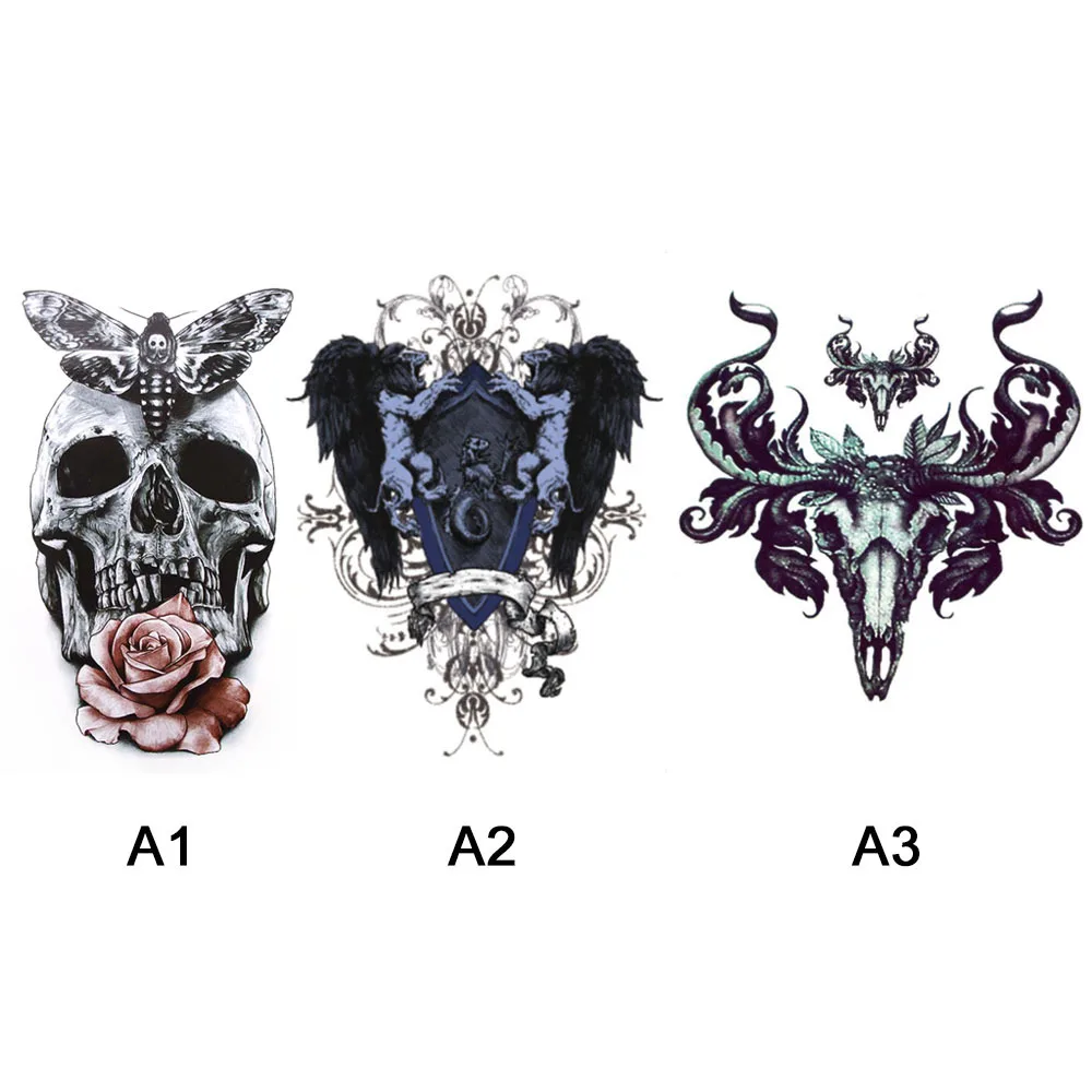 

Temporary Tattoos Disposable Stickers Waterproof Arm Tattoos