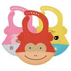 Нагрудник детский силиконовый непромокаемый из ЭВА, с карманами, нагрудник с принтом