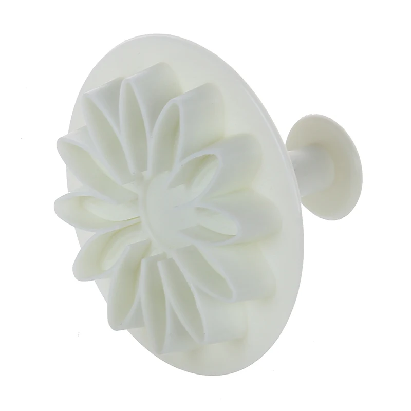 Зазубренные подсолнечника герберы и резец в форме маргаритки плунжера