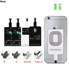 Приемник беспроводной зарядки Qi с поддержкой Micro USB типа C, адаптер для быстрой беспроводной зарядки для iPhone 5, 6, 7, Android, индукционный приемник