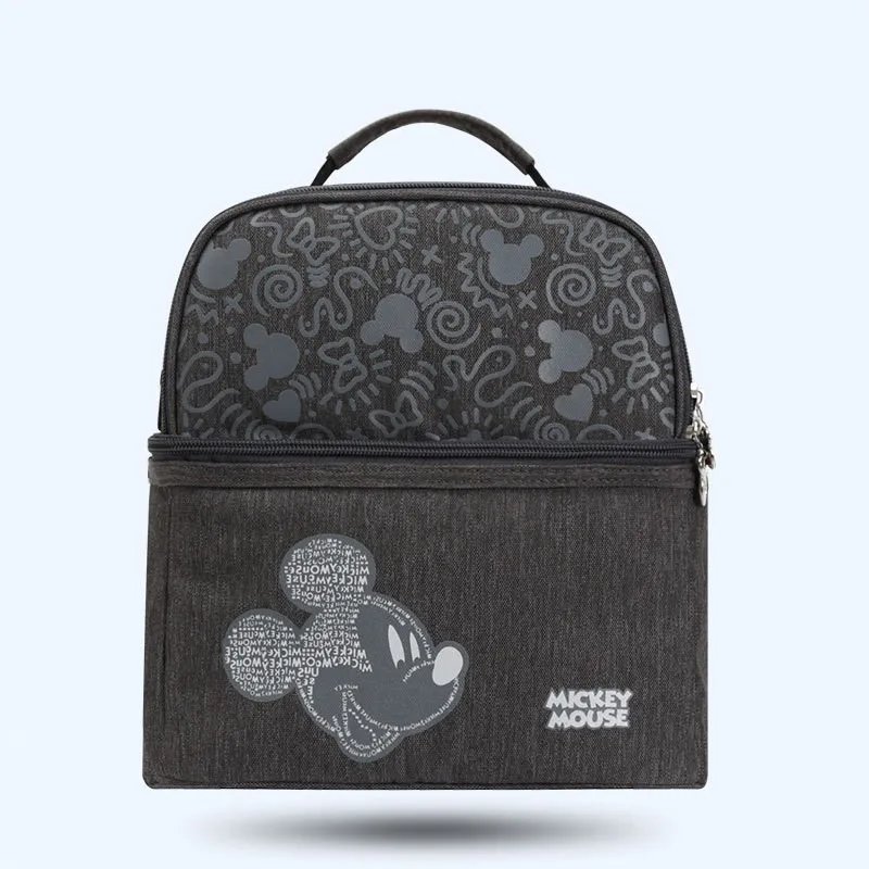 Сумка для подгузников Disney с Микки и Минни вместительный Теплоизоляционный