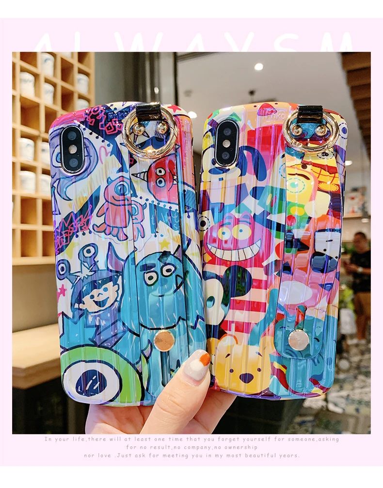 Мягкий чехол для телефона с ремешком на запястье для huawei P30, мультяшный динозавр, монстры, для huawei P20 pro mate20 pro nova 3 4 5, милый чехол