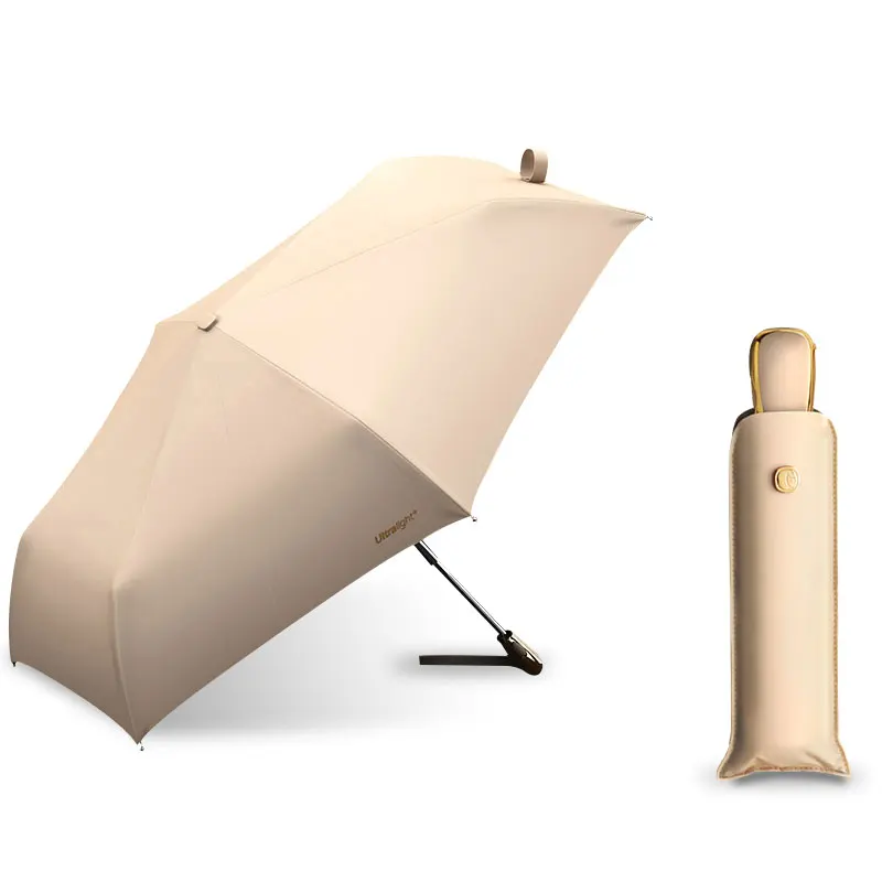 

Fully-Automatic Umbrella Rain Women For Men Ultralight 3Folding Travel Sun Umbrella Girls Portable Travel Luxury Gift Parasol