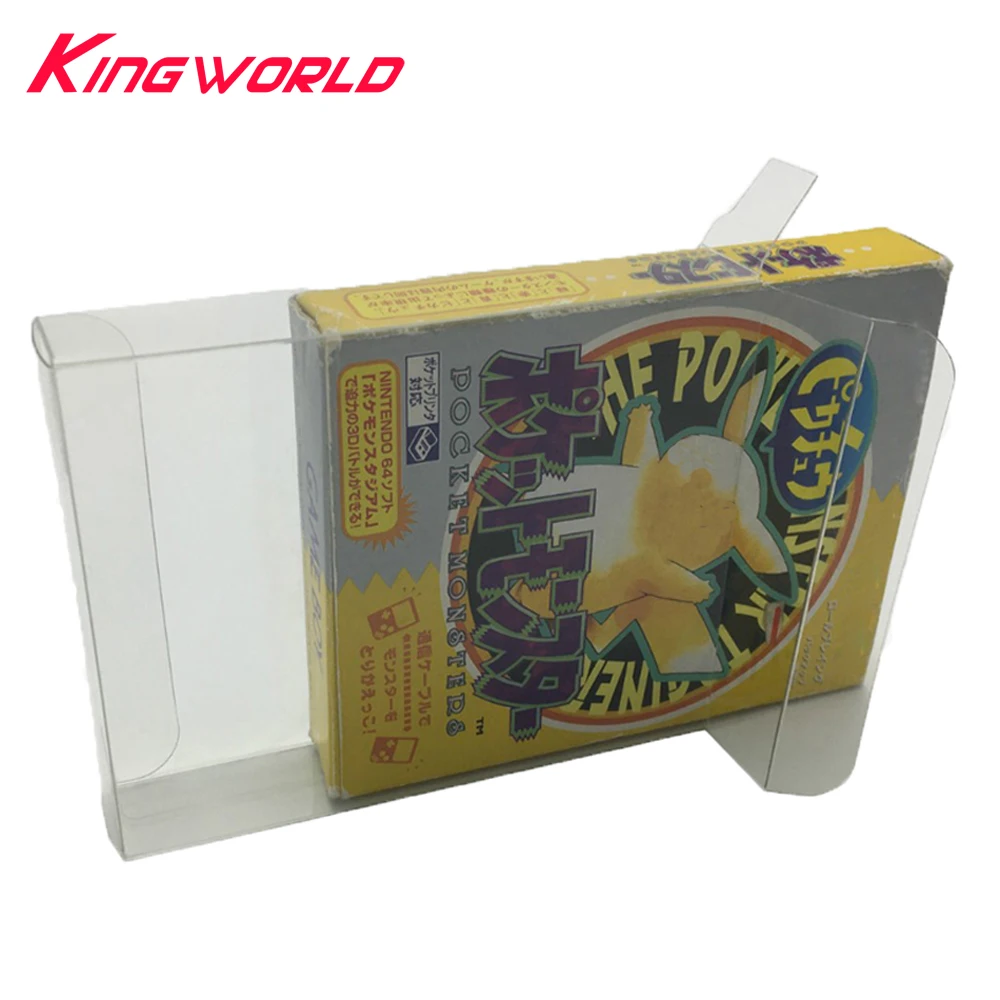 Прозрачный чехол прозрачная коробка для Game Boy GB GBC картридж игровых карт