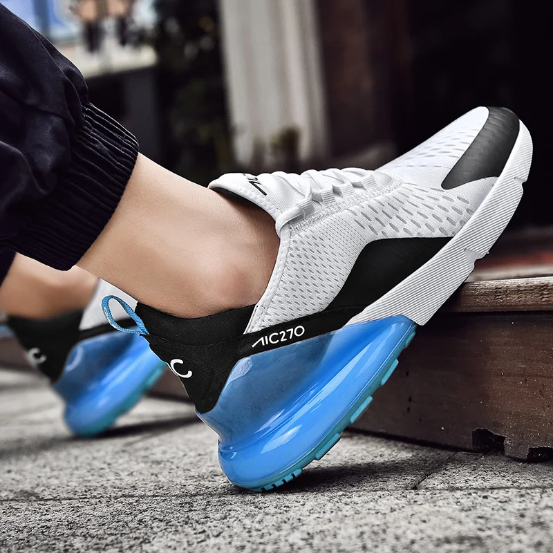 Мужские кроссовки для бега, дышащие, zapatillas hombre, 270, пара, кроссовки для фитнеса, женские, с воздушной подушкой, кроссовки для спорта на открытом воздухе