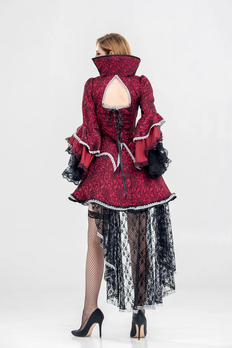 Роскошный сексуальный костюм королевы вампира для взрослых ведьмы на Хэллоуин