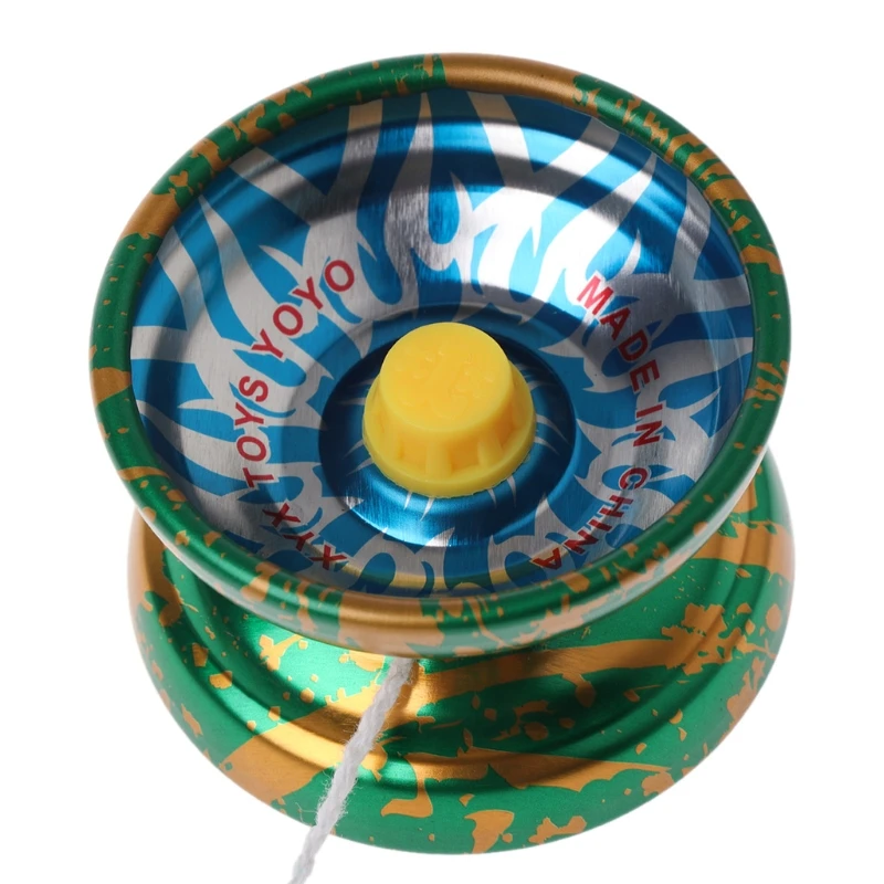 

1 Pc Aluminum Design Professional YoYo Ball Bearing String Trick Alloy For Kids Gift Color Send Randomly