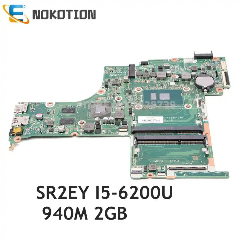 NOKOTION 836094-001 836094-501 DAX1BDMB6F0 для ноутбука HP Pavilion 15-AB 15T-AB 15-AB528TX материнская плата SR2EY
