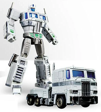 MP10-W NO BOX KBB трансформация OP Commander MP10V красный черный белый сплав металла с рюкзаком фигурка робота игрушки - Цвет: MP10-W NO BOX